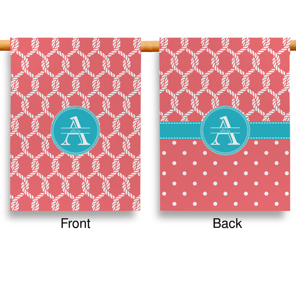 Linked Rope Garden Flags - Large - Double Sided - APPROVAL