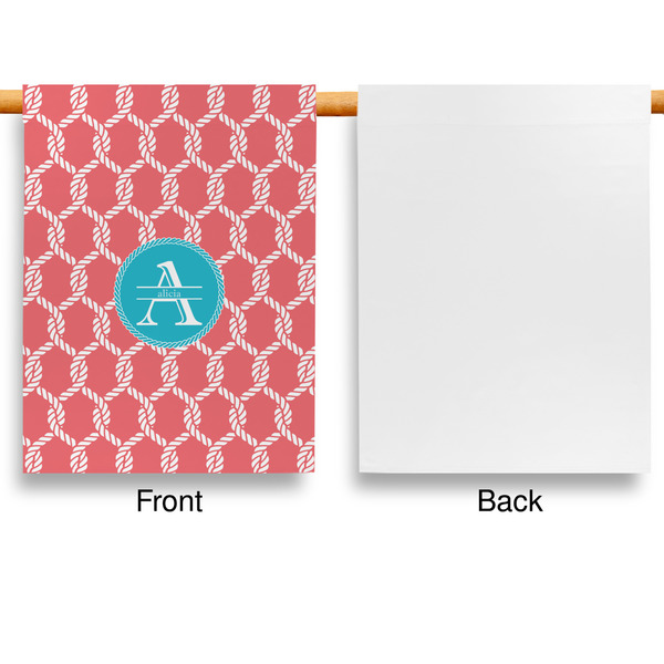 Linked Rope Garden Flags - Large - Single Sided - APPROVAL