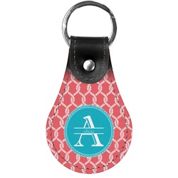 Linked Rope Genuine Leather Keychain (Personalized)
