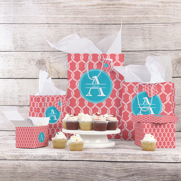 Linked Rope Gift Bags - In Context