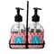 Linked Rope Glass Soap Lotion Bottle