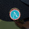 Linked Rope Golf Ball Marker Hat Clip - Gold - On Hat