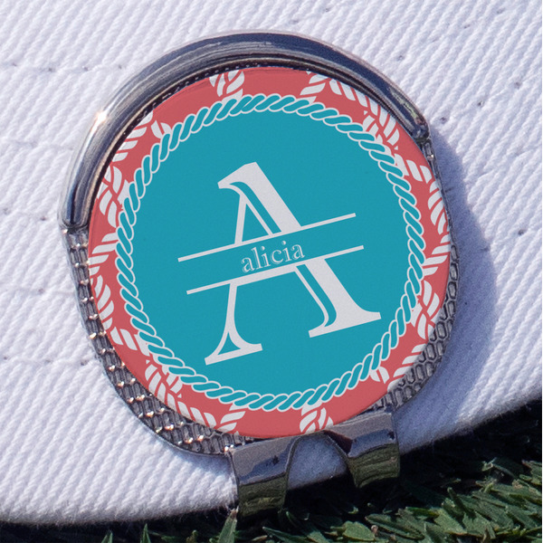 Custom Linked Rope Golf Ball Marker - Hat Clip