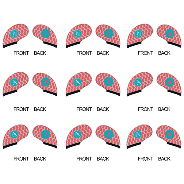 Linked Rope Golf Club Covers - APPROVAL (set of 9)