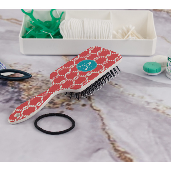 Linked Rope Hair Brush - In Bathroom
