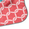 Linked Rope Hooded Baby Towel- Detail Corner