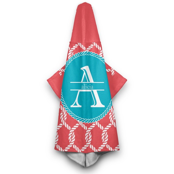 Linked Rope Hooded Towel - Hanging