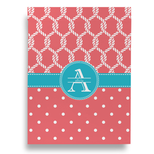 Linked Rope House Flags - Double Sided - BACK