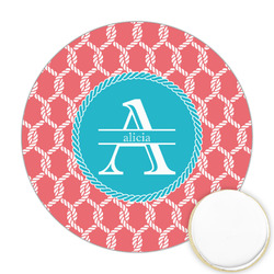 Linked Rope Printed Cookie Topper - Round (Personalized)