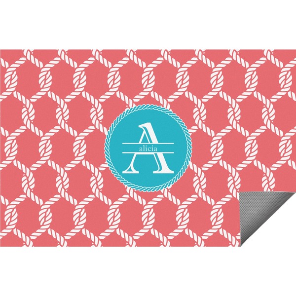 Custom Linked Rope Indoor / Outdoor Rug - 3'x5' (Personalized)