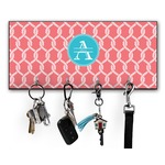 Linked Rope Key Hanger w/ 4 Hooks w/ Name and Initial