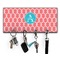 Linked Rope Key Hanger w/ 4 Hooks & Keys