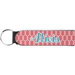 Linked Rope Neoprene Keychain Fob (Personalized)