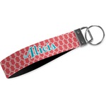 Linked Rope Webbing Keychain Fob - Small (Personalized)