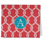 Linked Rope Kitchen Towel - Poly Cotton w/ Name and Initial