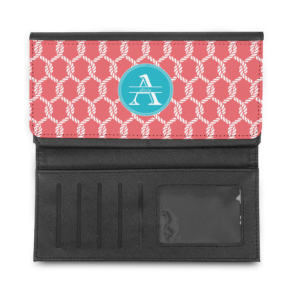 Linked Rope Ladies Wallet - Half Way Open