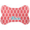 Linked Rope Bone Shaped Dog Food Mat (Personalized)