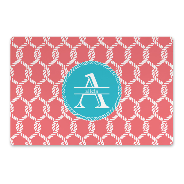 Custom Linked Rope Large Rectangle Car Magnet (Personalized)