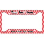 Linked Rope License Plate Frame (Personalized)