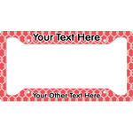 Linked Rope License Plate Frame (Personalized)