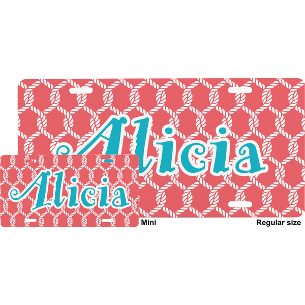 Linked Rope License Plate (Sizes)