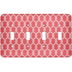 Linked Rope Light Switch Cover (4 Toggle Plate)