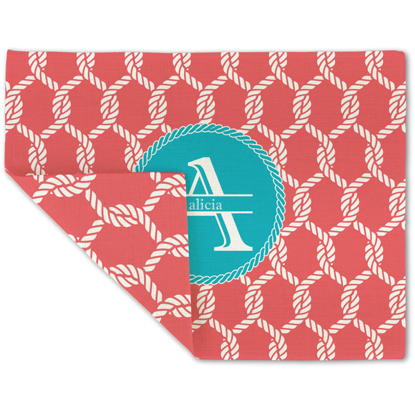 Linked Rope Linen Placemat - Folded Corner (double side)