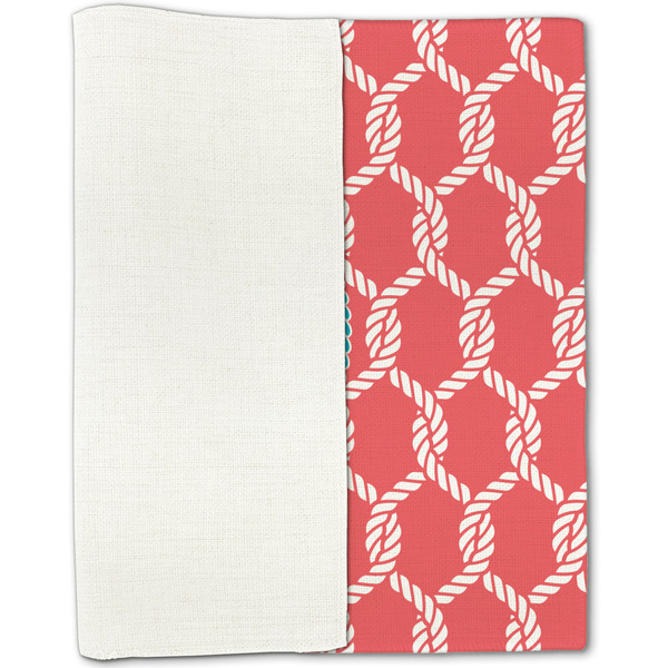 Linked Rope Linen Placemat - Folded Half