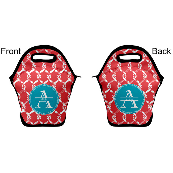 Linked Rope Lunch Bag - Front and Back