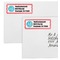 Linked Rope Mailing Labels - Double Stack Close Up