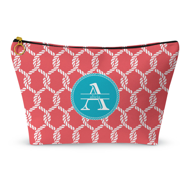 Custom Linked Rope Makeup Bag - Small - 8.5"x4.5" (Personalized)