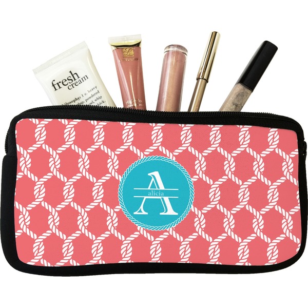 Custom Linked Rope Makeup / Cosmetic Bag - Small (Personalized)