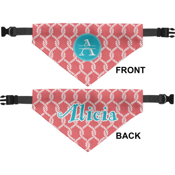 Linked Rope Medium Dog Bandana Approval