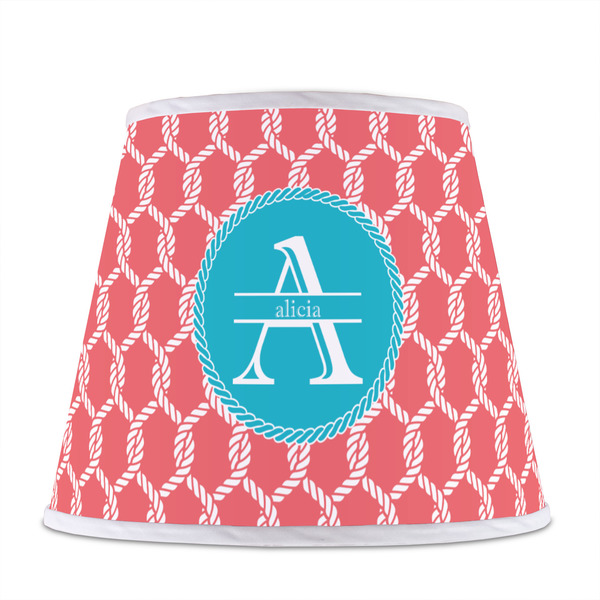 Linked Rope Poly Film Empire Lampshade - Front View