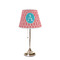 Linked Rope Poly Film Empire Lampshade - On Stand