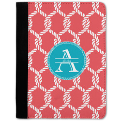 Linked Rope Notebook Padfolio w/ Name and Initial