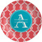 Linked Rope Melamine Salad Plate - 8" (Personalized)