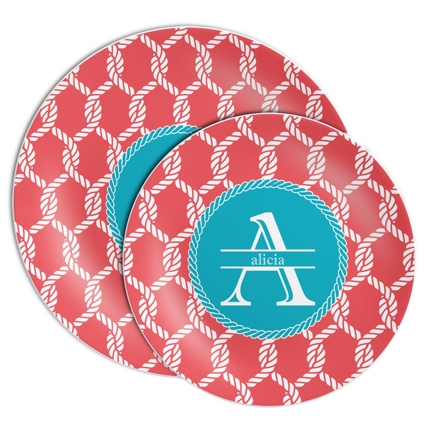 Linked Rope Melamine Plates - PARENT/MAIN