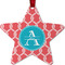 Linked Rope Metal Star Ornament - Front