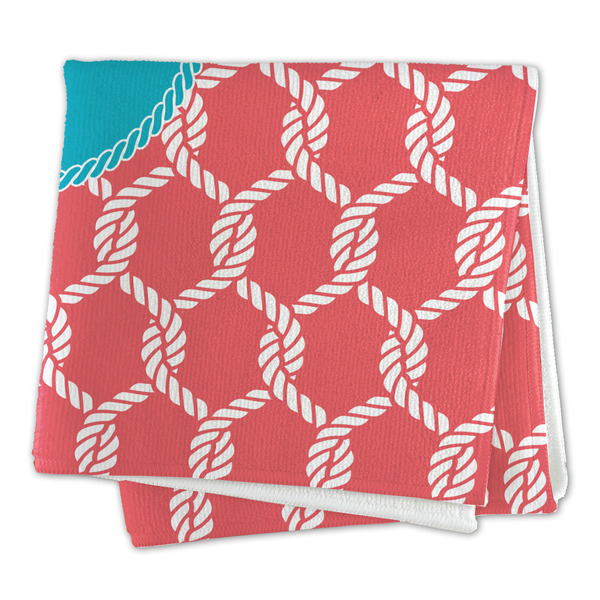 Linked Rope Microfiber Dish Rag - FOLDED (square)