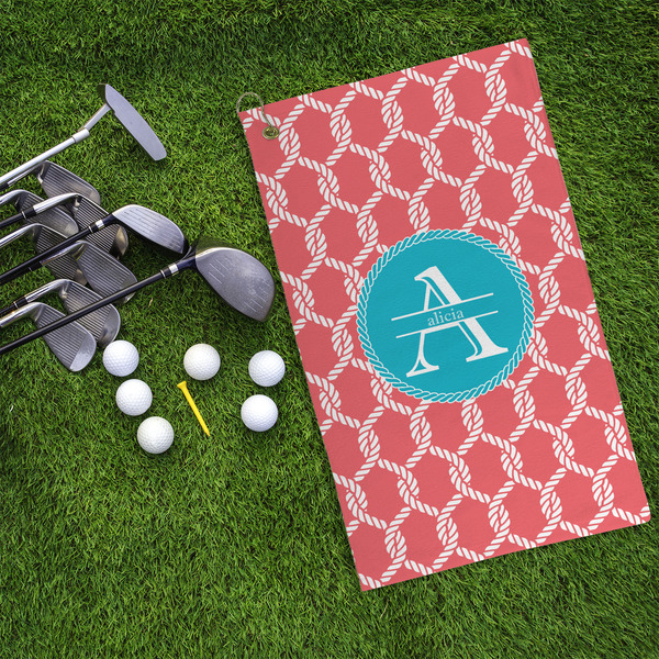 Linked Rope Microfiber Golf Towels - LIFESTYLE