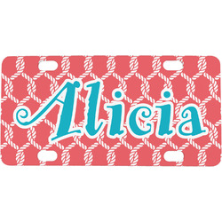 Linked Rope Mini/Bicycle License Plate (Personalized)