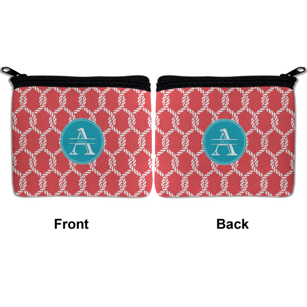 Linked Rope Neoprene Coin Purse - Front & Back (APPROVAL)