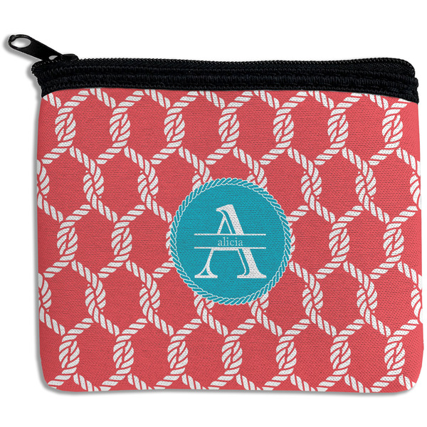 Custom Linked Rope Rectangular Coin Purse (Personalized)