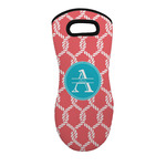 Linked Rope Neoprene Oven Mitt - Single w/ Name and Initial