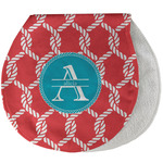 Linked Rope Burp Pad - Velour w/ Name and Initial