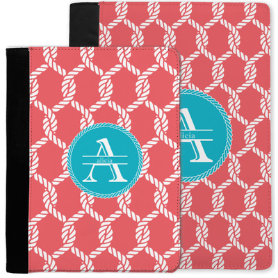 Linked Rope Notebook Padfolio w/ Name and Initial