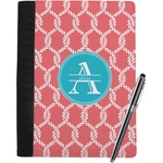 Linked Rope Notebook Padfolio - Large w/ Name and Initial
