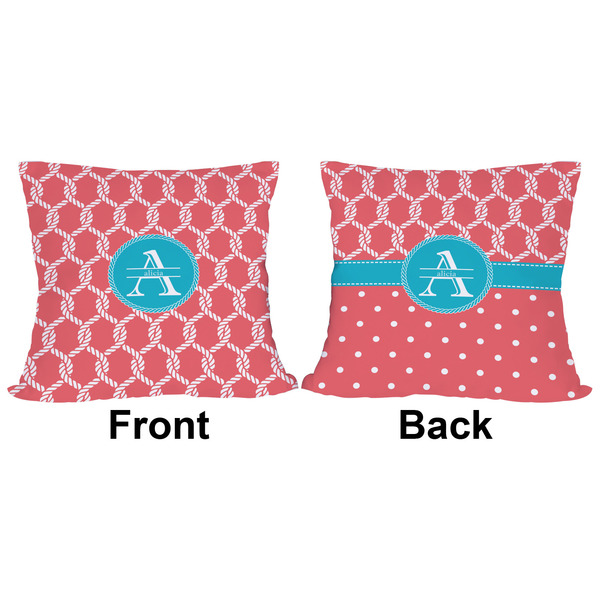 Linked Rope Outdoor Pillow - 16x16