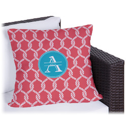 Linked Rope Outdoor Pillow (Personalized)